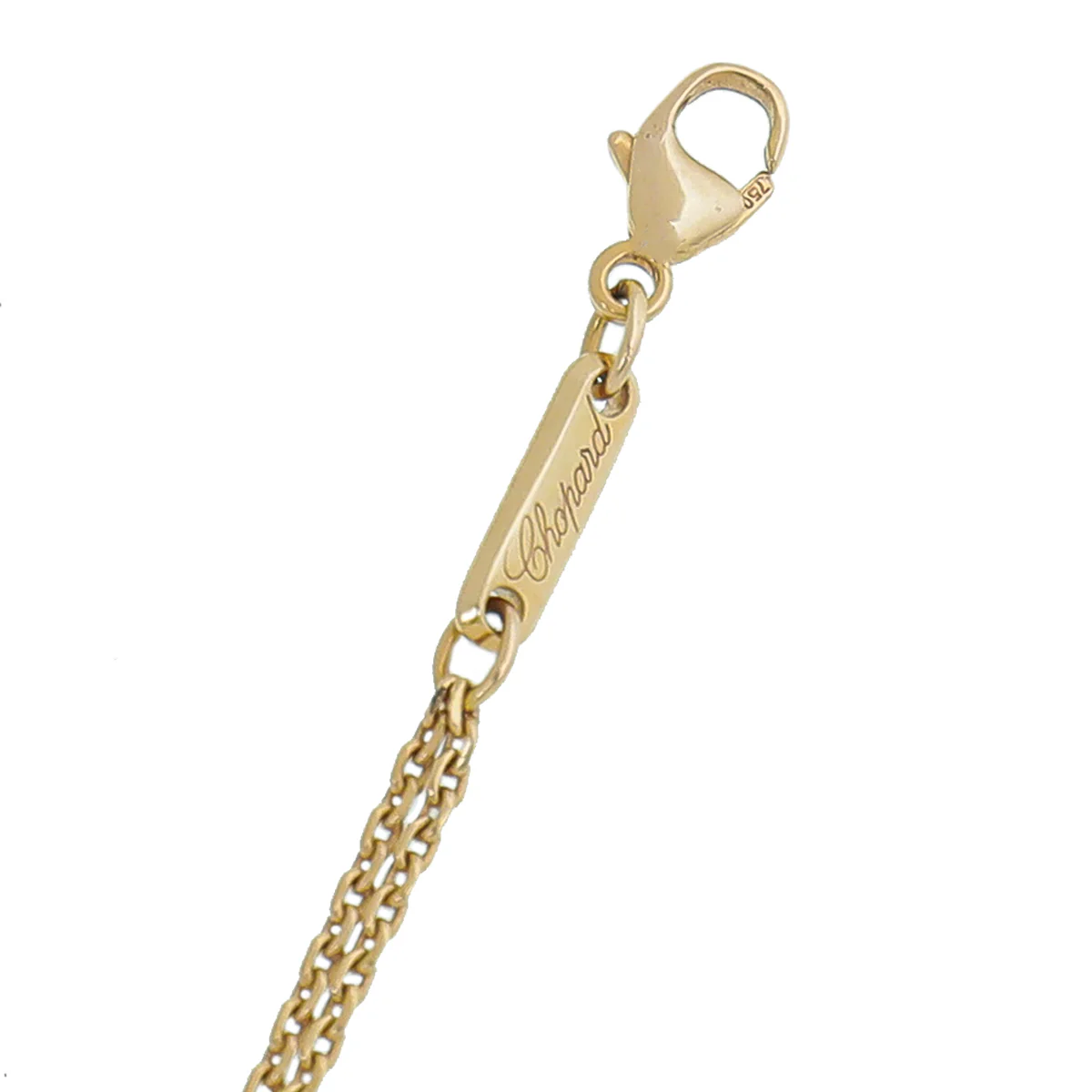 Chopard 18K Rose Gold Diamond Happy Spirit Pendant Necklace