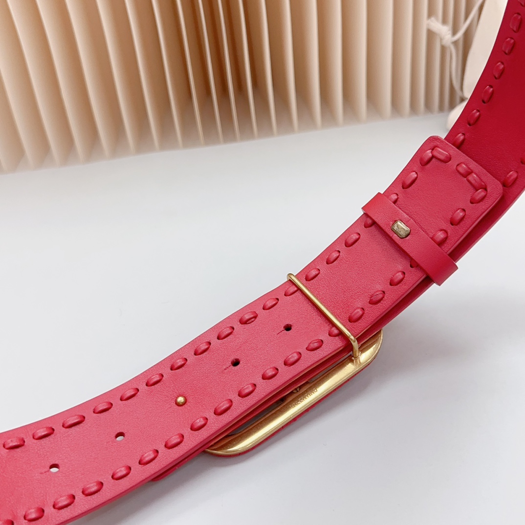 Valentino Leather Belts 1:1 Mirror Version