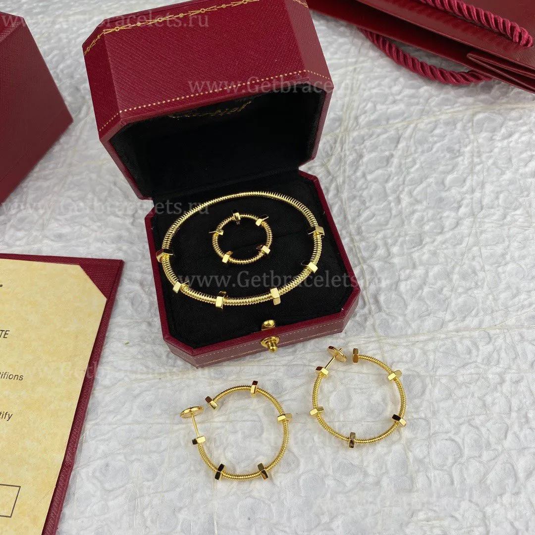 Copy Ecrou de Cartier Ring Yellow Gold B4227200