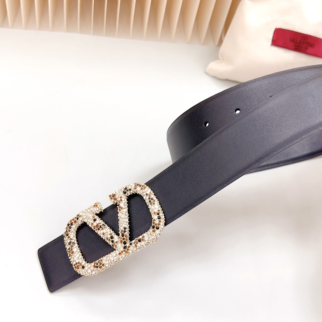 Valentino Leather Belts 1:1 Mirror Version