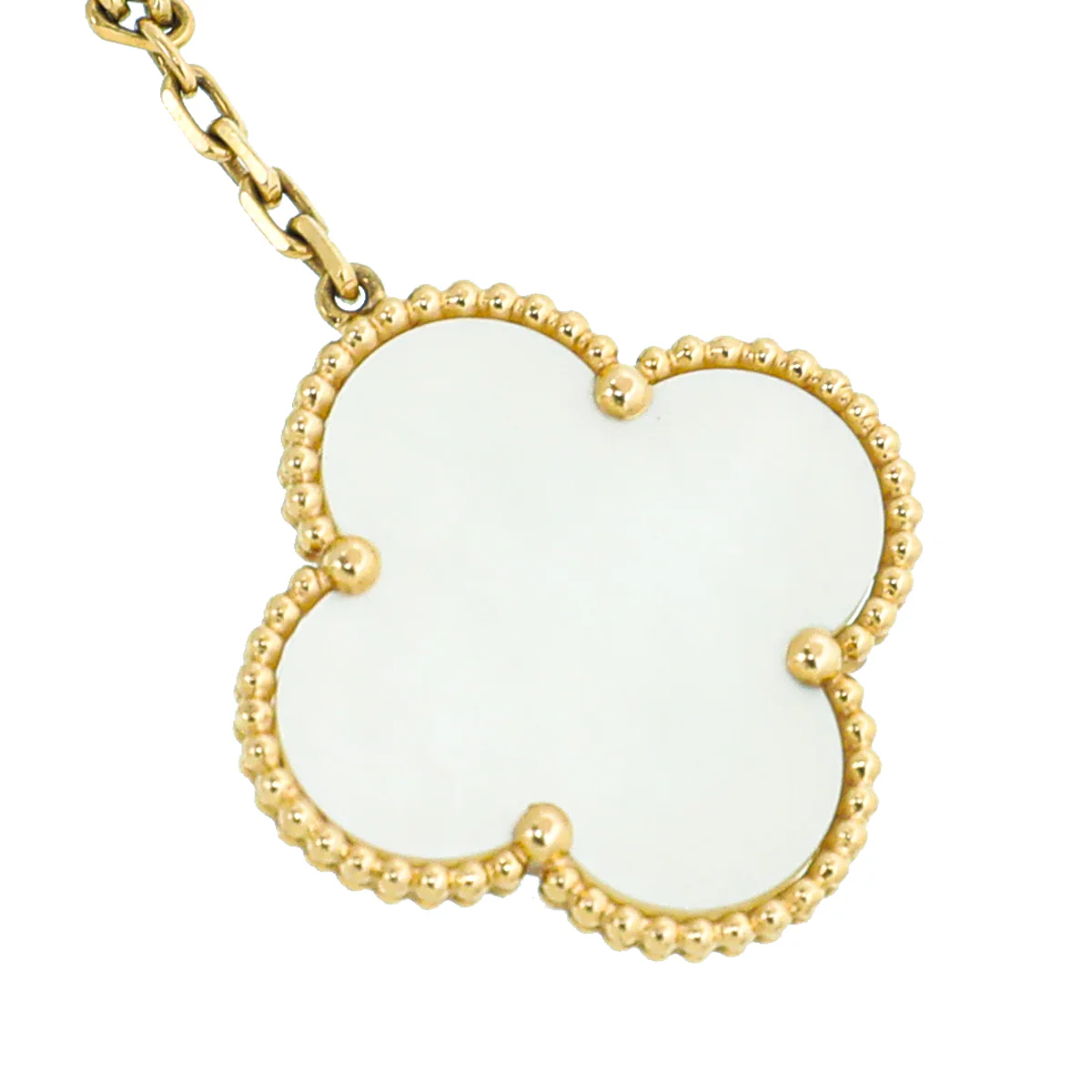 Van Cleef & Arpels 18K Yellow Gold MOP Onyx Magic Alhambra 5 Motifs Bracelet