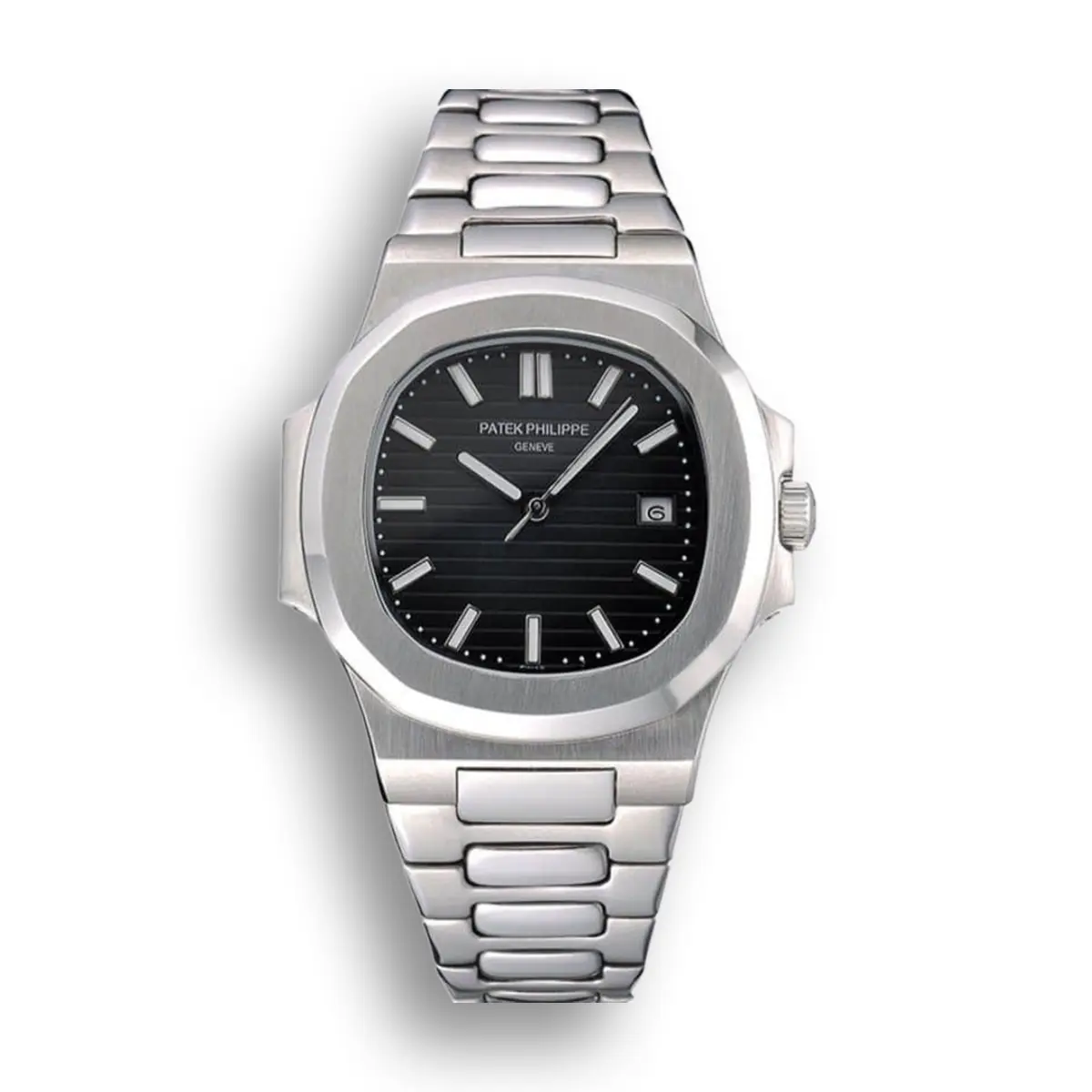 Nautilus 3711/1B Dial Black 39 mm, Stainless Steel