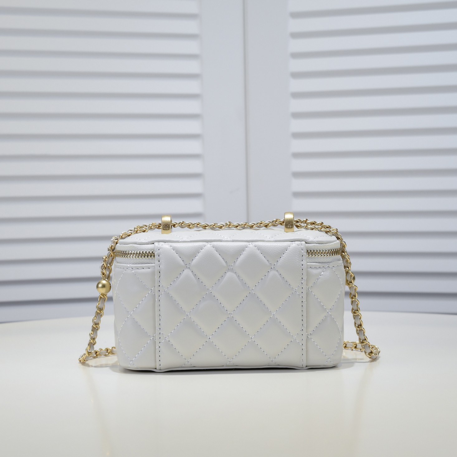 Chanel Cosmetics Box Makeup Shoulder Bag Handbag