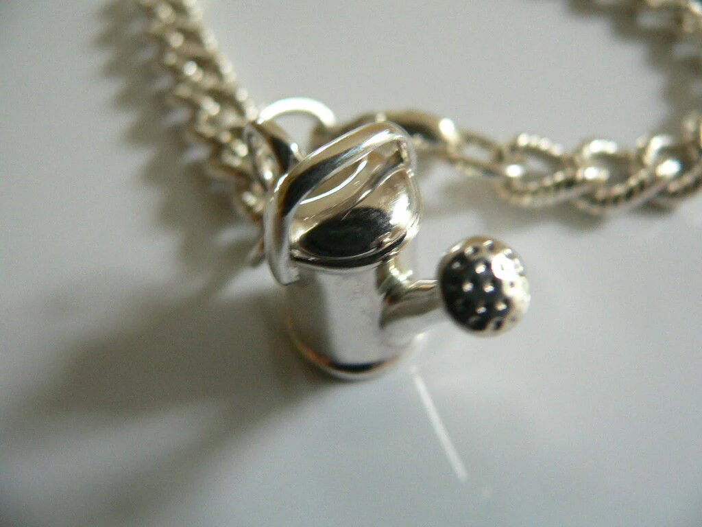 Tiffany & Co Silver Watering Can Bracelet Bangle Gift Nature Garden Plants Lover