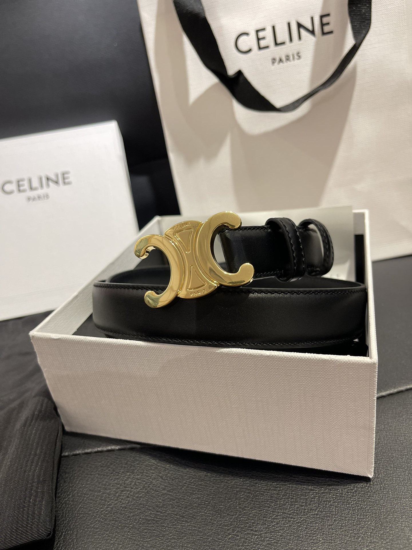 Celine Leather Belts 1:1 Mirror Version