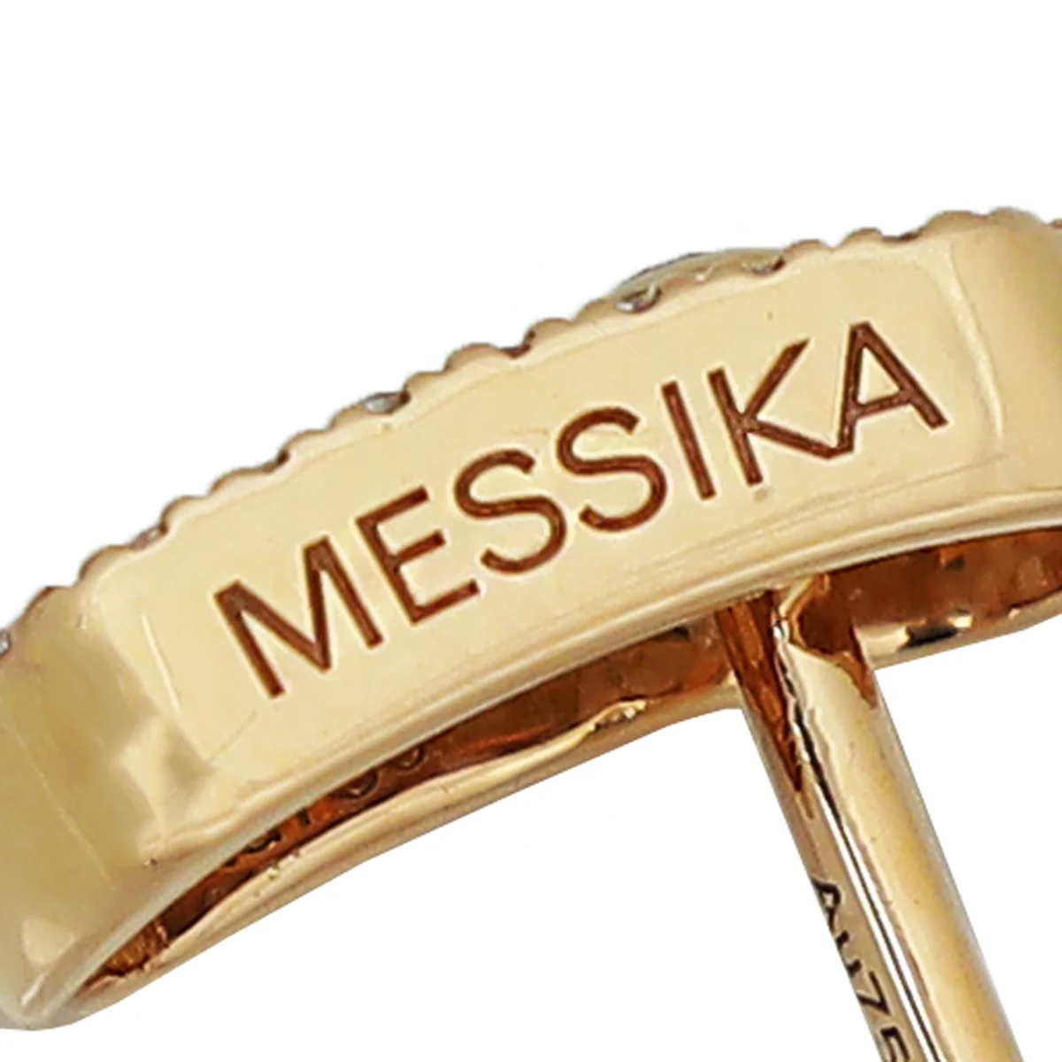Messika 18K Rose Gold Diamond Puces Move Uno Earrings