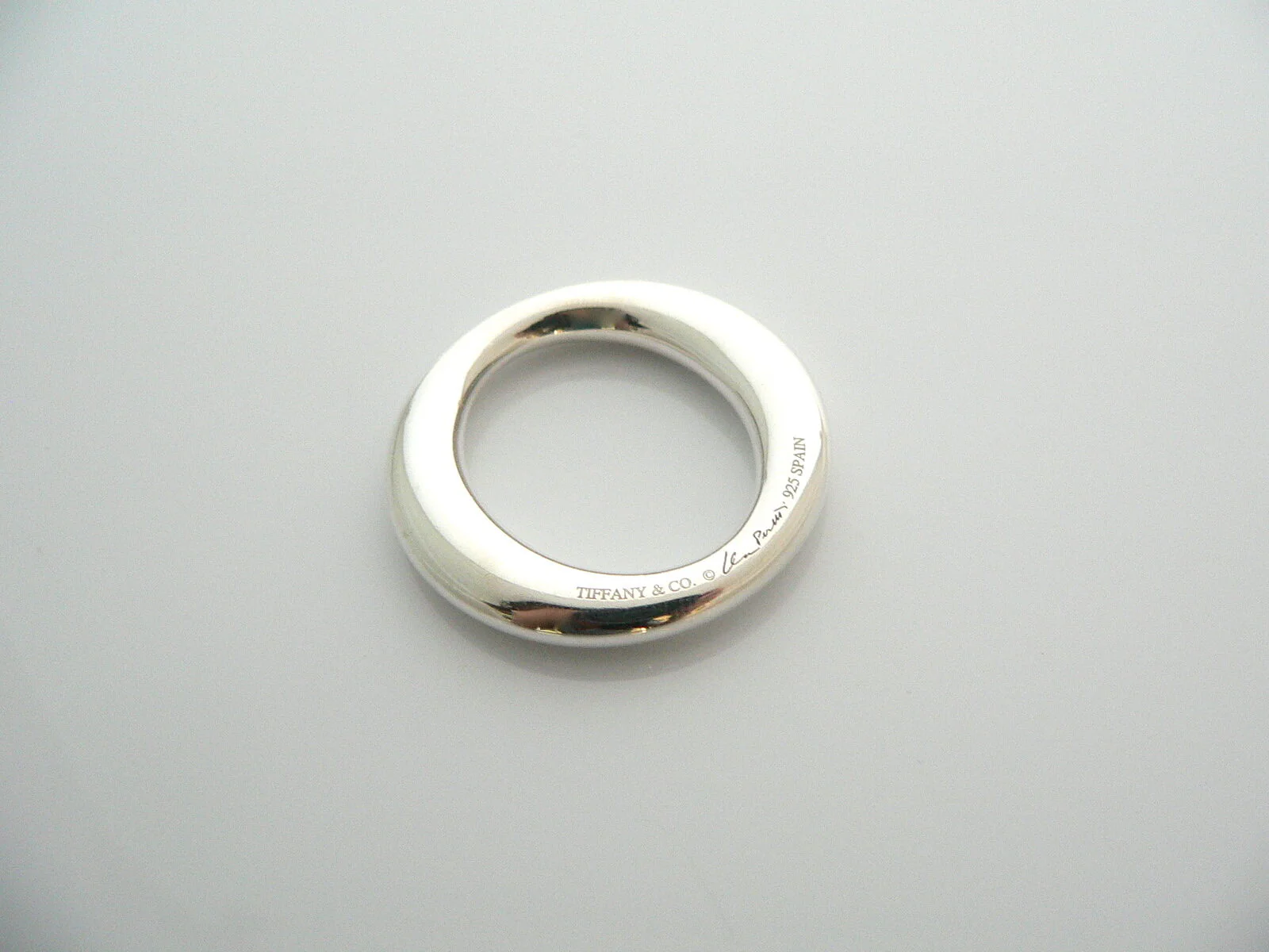 Tiffany & Co Sterling Silver Peretti Large 1.4 Inch Sevillana Pendant Charm Gift