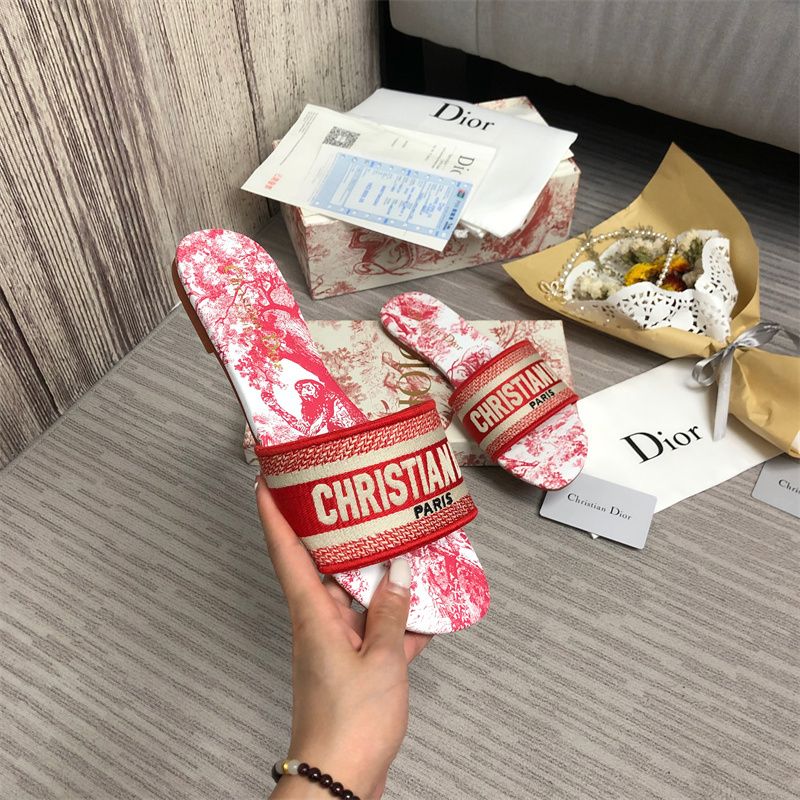 Dior DWAY Slide Slipper Sandals (Replica)