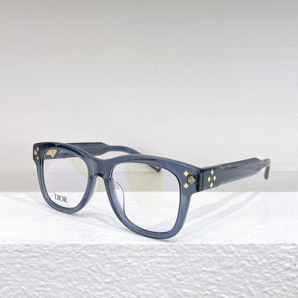 Dior Mirror Leg Diamond Logo sunglasses Top quality (Replica）