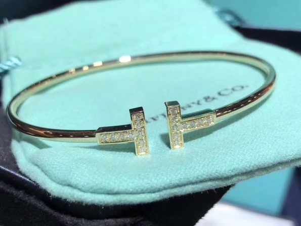Tiffany T Diamond Wire Bracelet Dupe