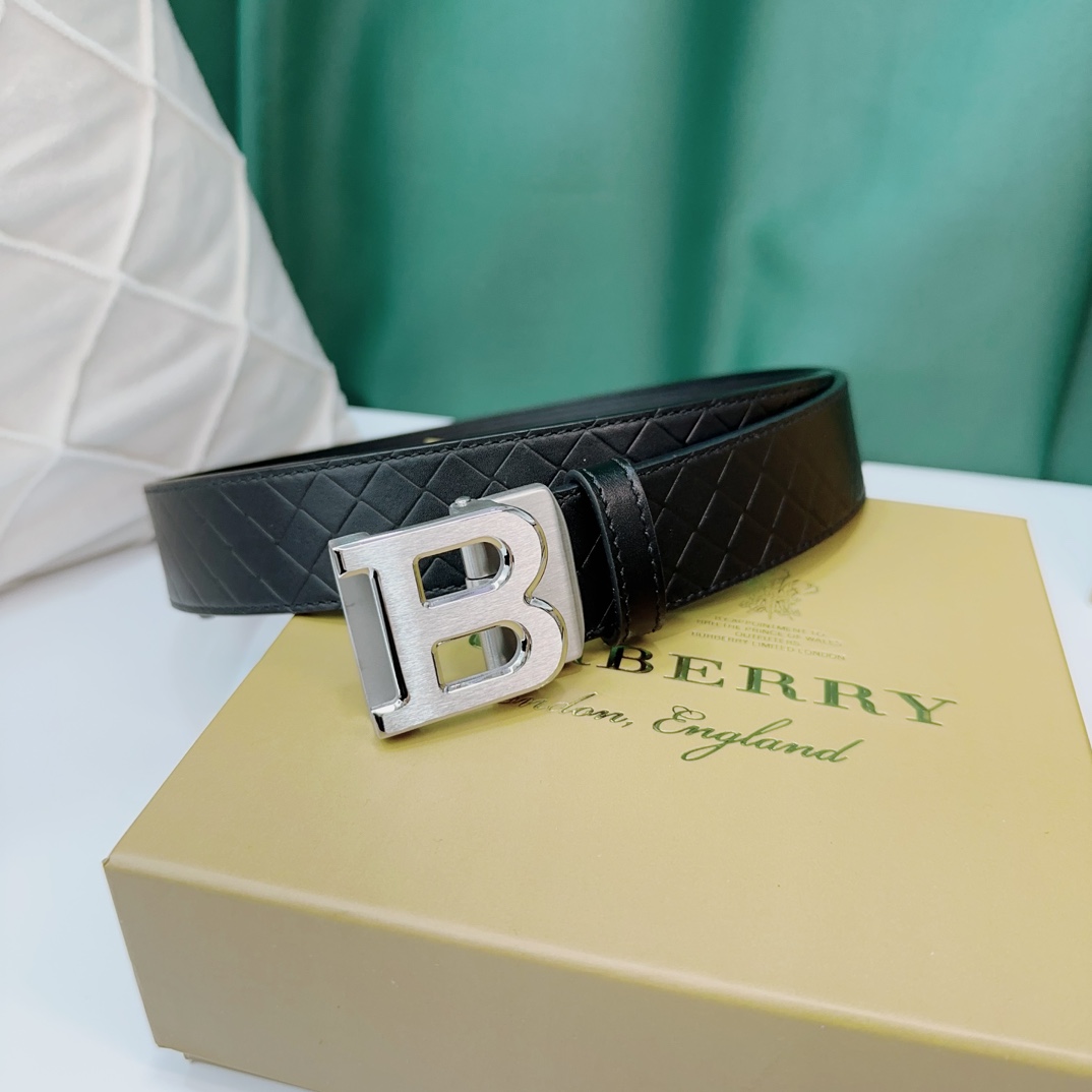 Burberry Leather Belts 1:1 Mirror Version