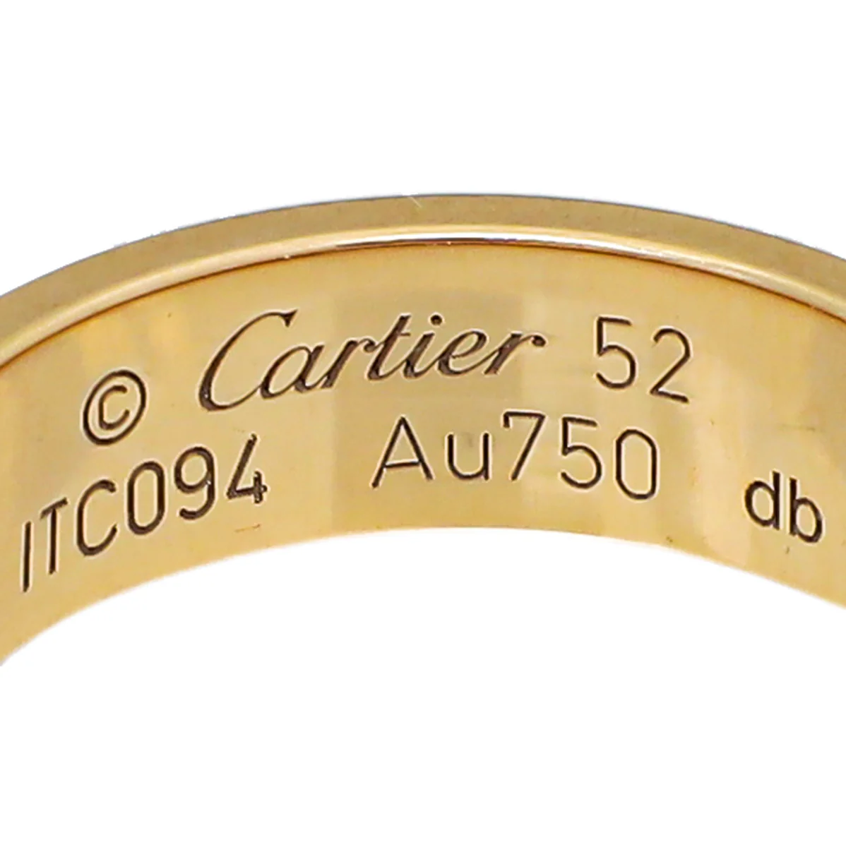 Cartier 18K Rose Gold Love Wedding Ring 52
