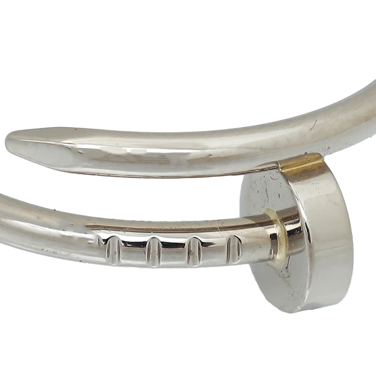 Cartier 18K White Gold Juste Un Clou Small Model Ring 55