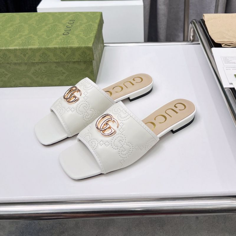 Gucci Jolie GG Matelassé Slide Sandal (Replica)