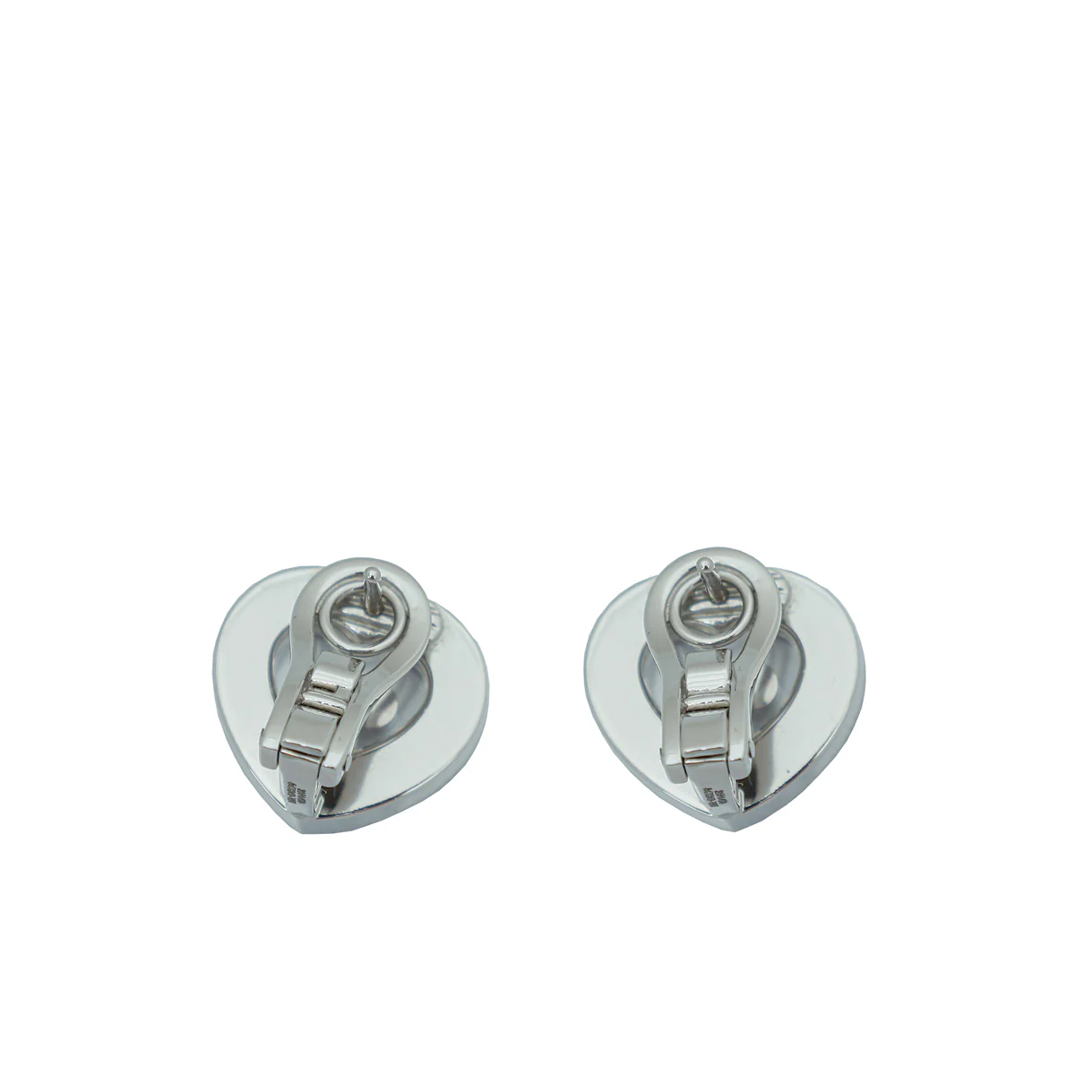 Chopard 18K White Gold Diamonds Happy Earrings