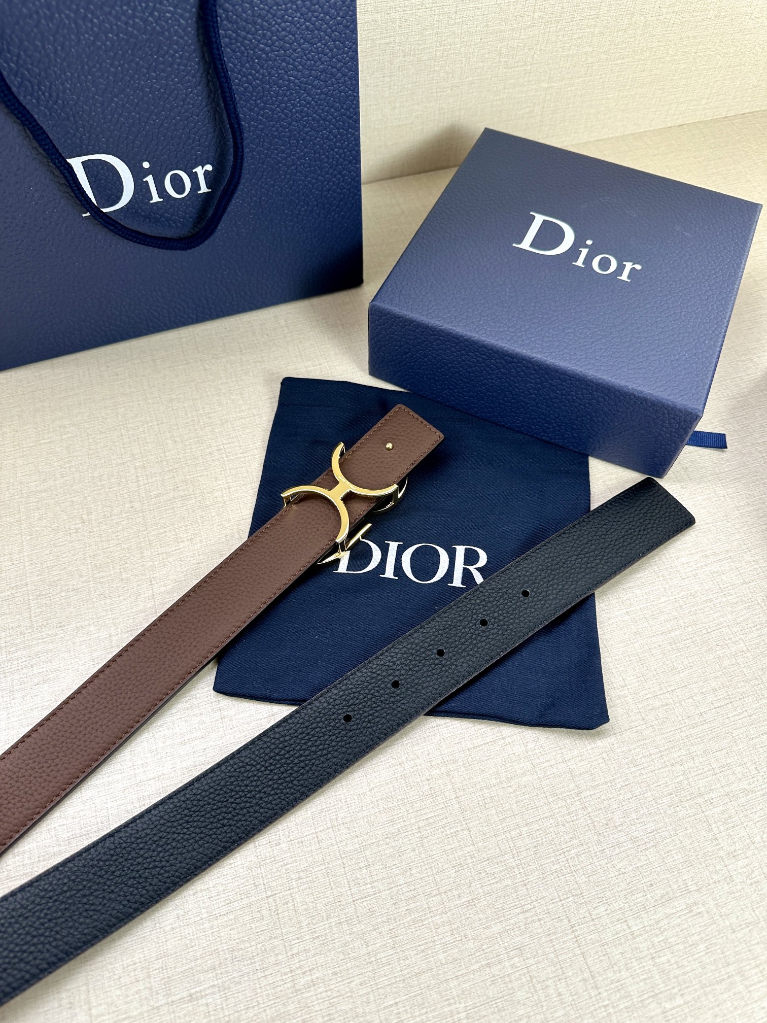 Dior Leather Belts 1:1 Mirror Version