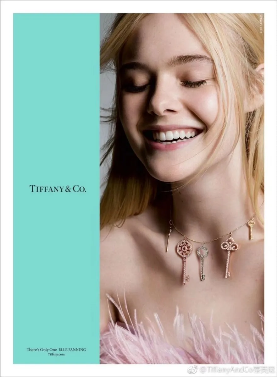 2021 Fashion Tiffany & Co Rose Gold Petals Keys Pendant Sunflower Diamonds Necklace For Womens