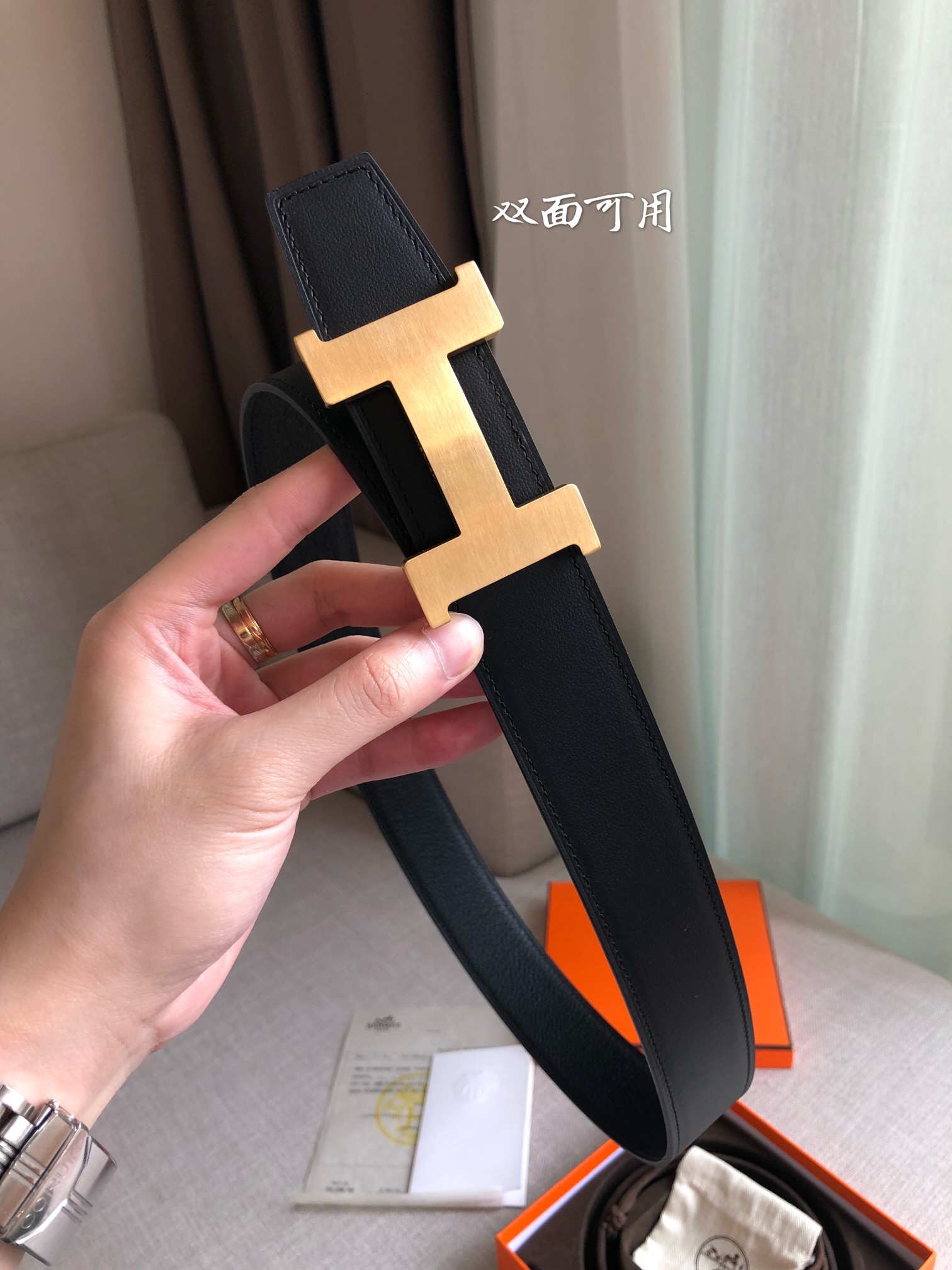Hermes Leather Belts 1:1 Mirror Version