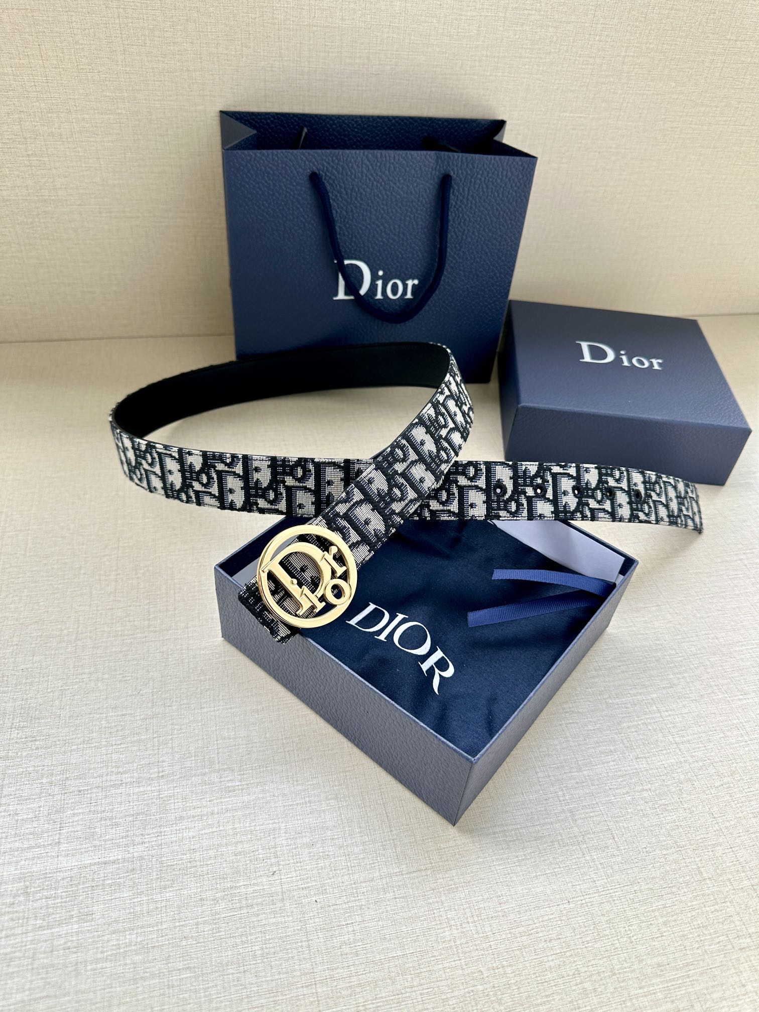 Dior Leather Belts 1:1 Mirror Version