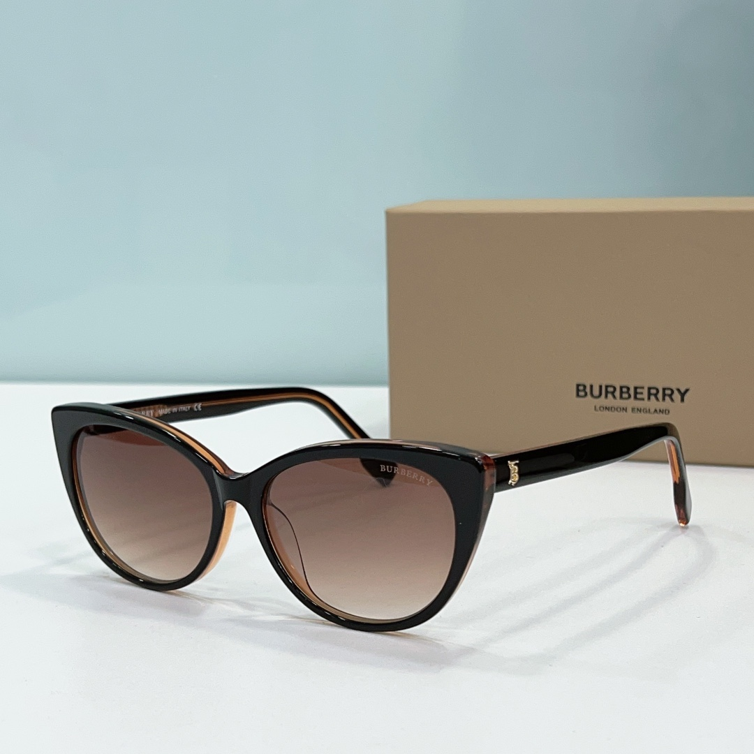 Burberry  Fashionable Cat-eye Sunglasses  Top quality （Replica）