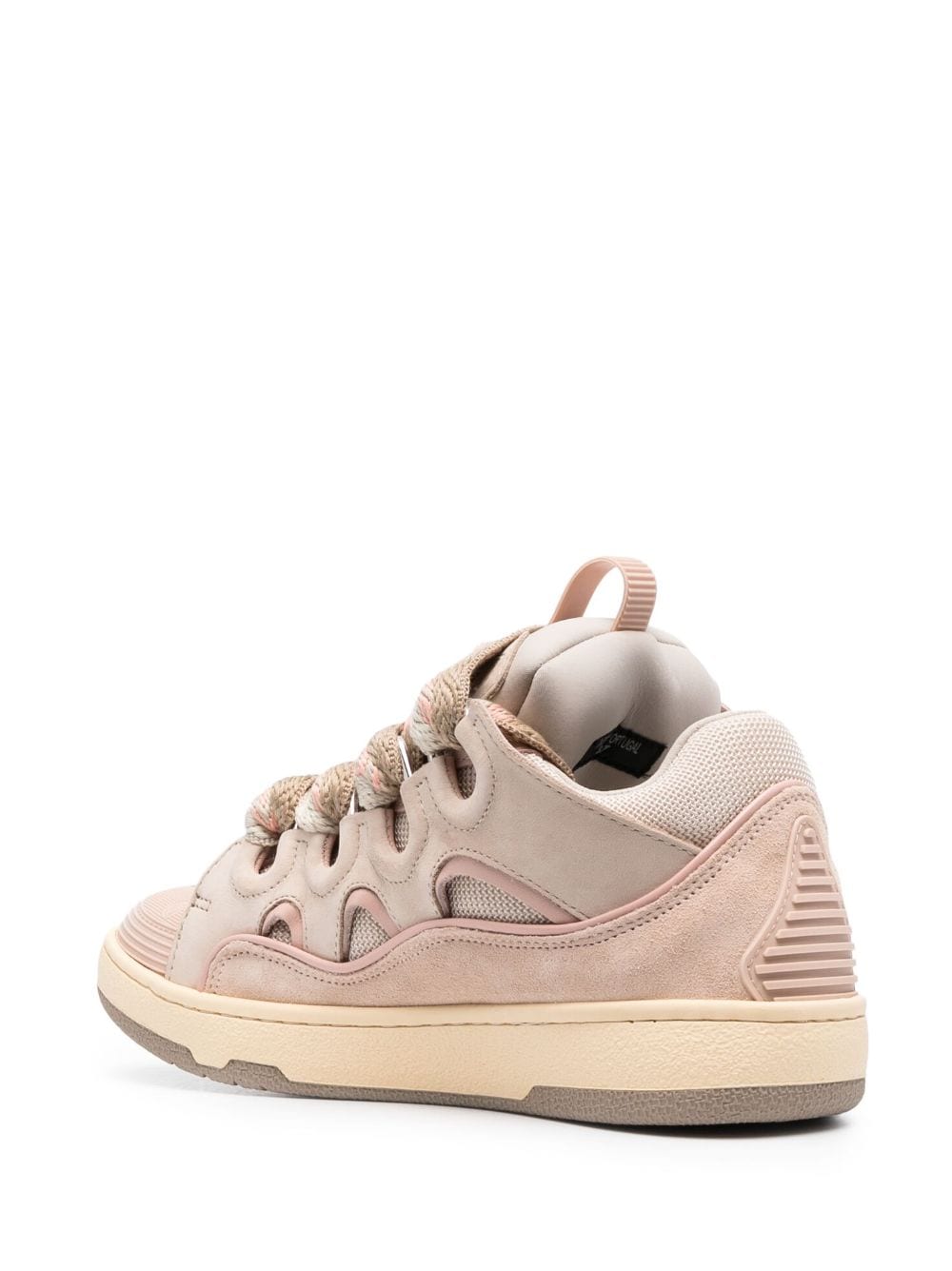 Lanvin LEATHER CURB SNEAKERS(Replica)