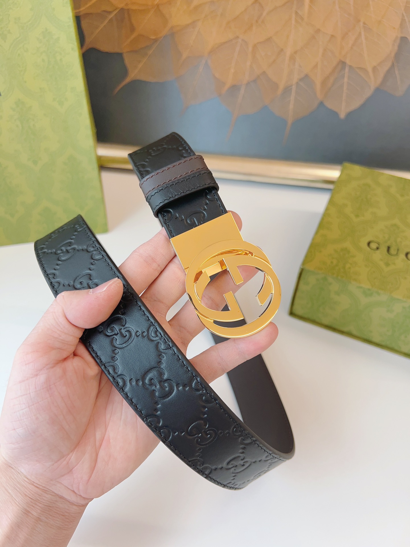 Gucci Leather Belts 1:1 Mirror Version