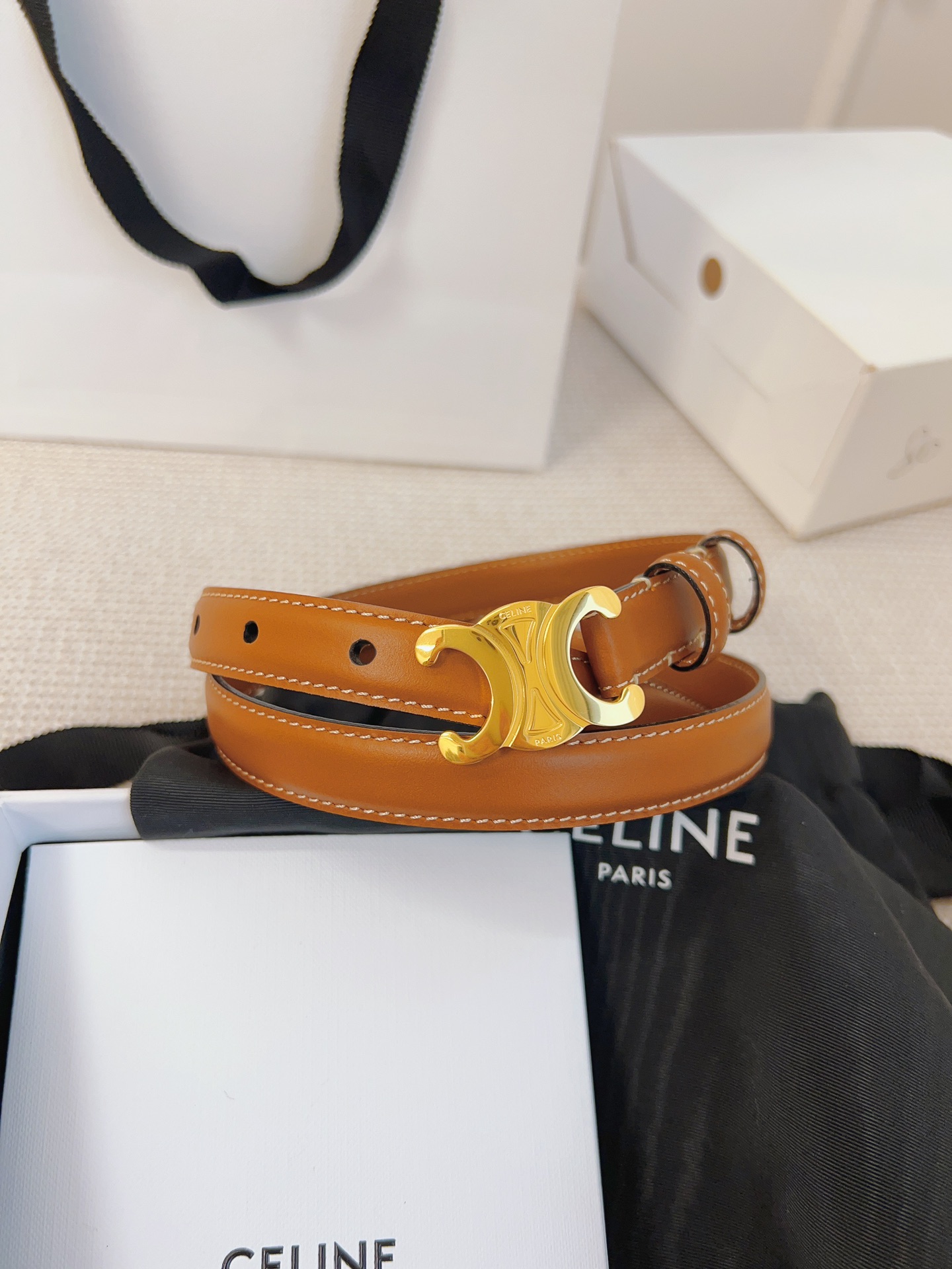 Celine Leather Belts 1:1 Mirror Version