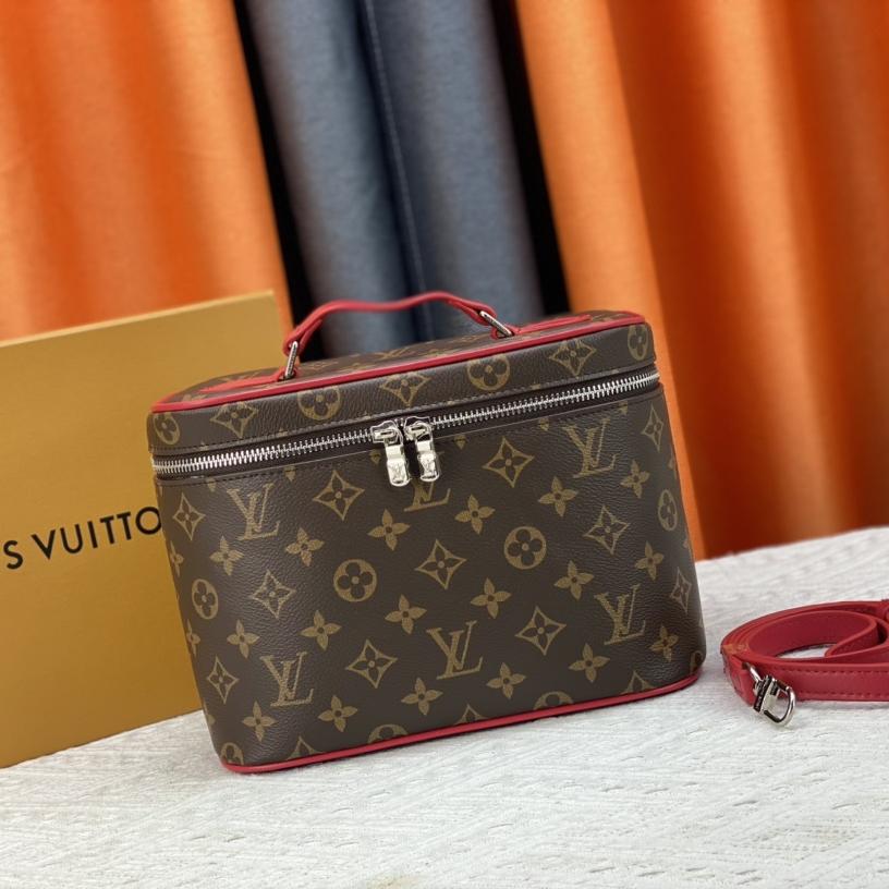 Louis Vuitton LV Nice Leather Cosmetic Bag Handbag M42265&M44495&M44936 Top quality (Replica)