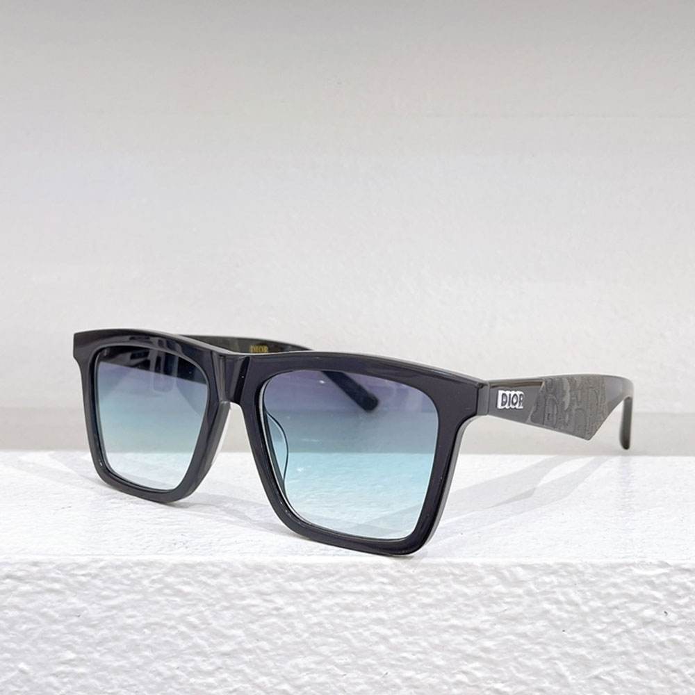 Dior Logo Leg Plate Frame sunglasses Top quality (Replica）
