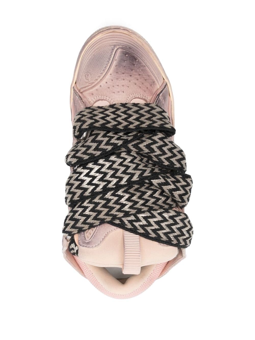 Lanvin LEATHER CURB SNEAKERS(Replica)