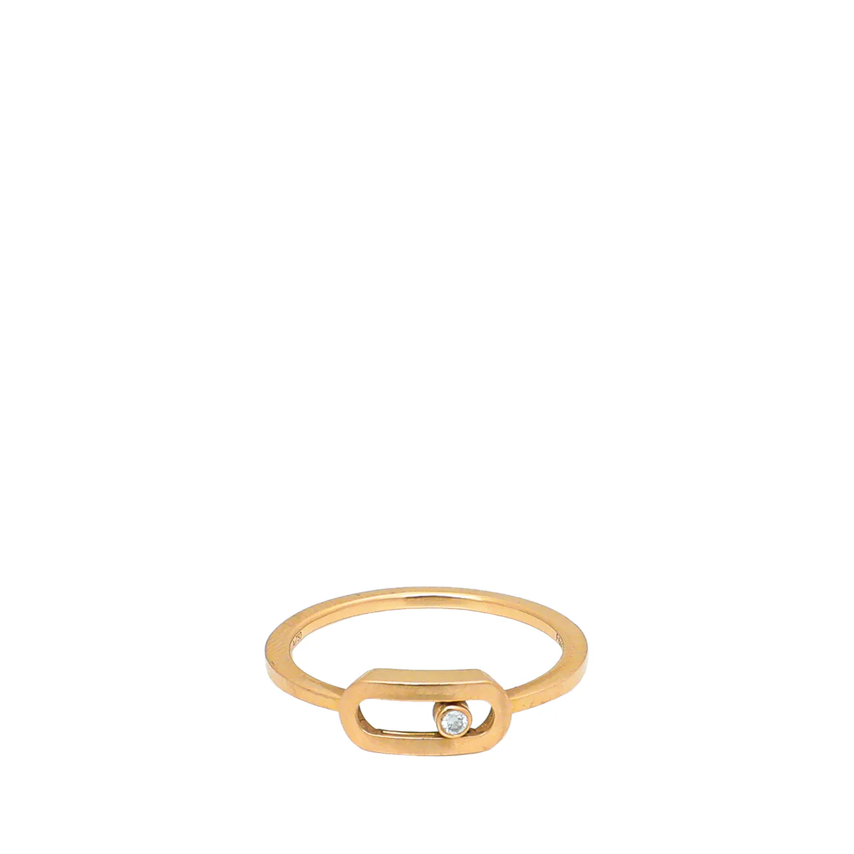 Messika 18K Pink Gold Diamond Move Uno Ring