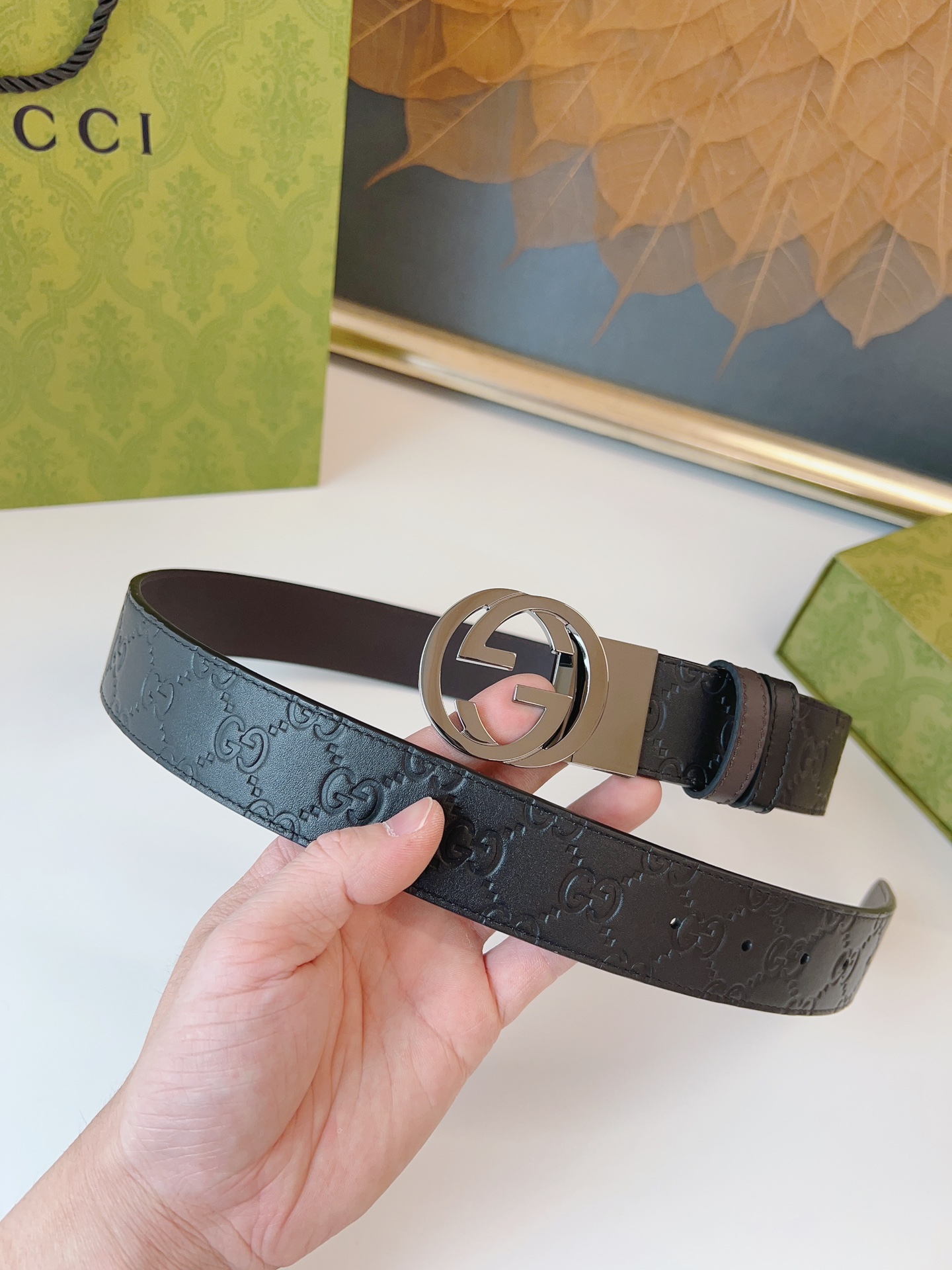 Gucci Leather Belts 1:1 Mirror Version