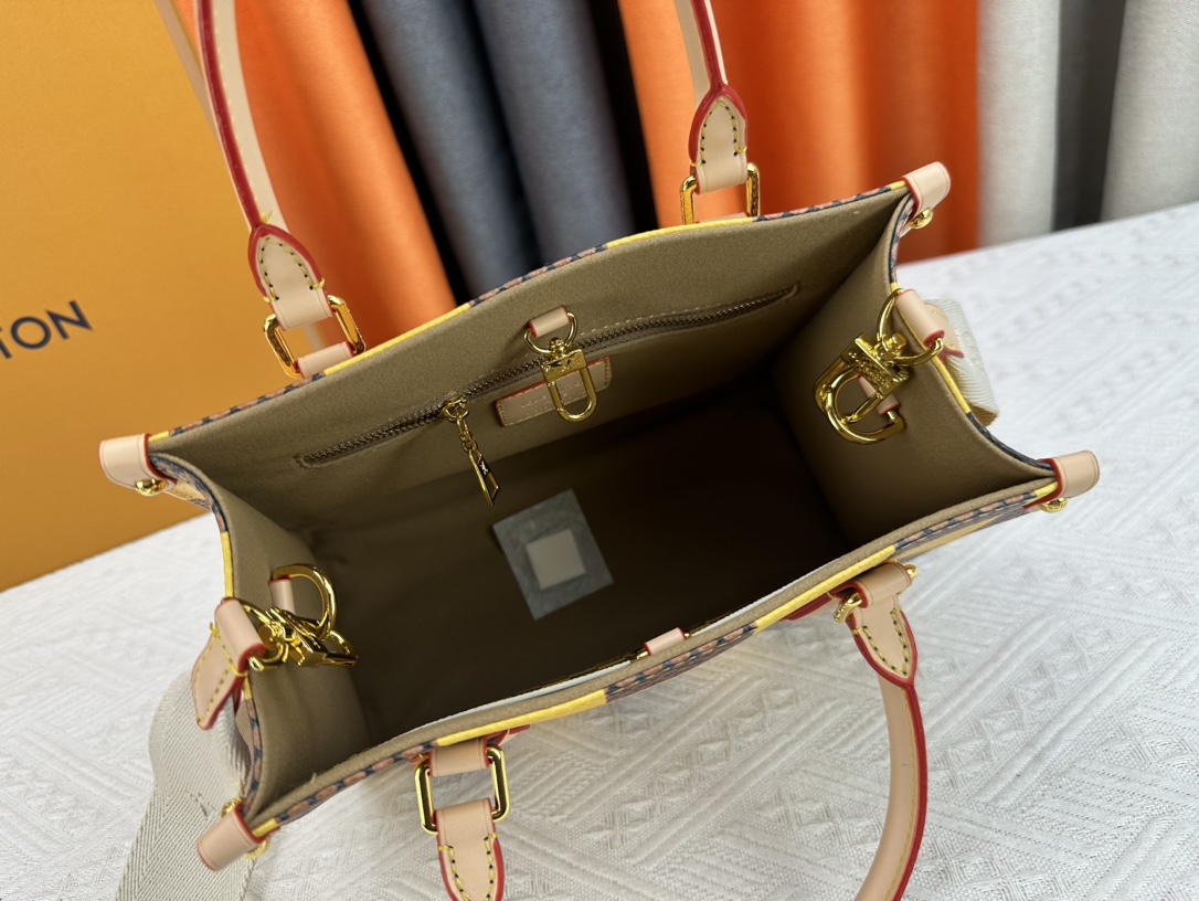 Louis Vuitton On The Go Tote M46833 Shoulder Bag Handbag