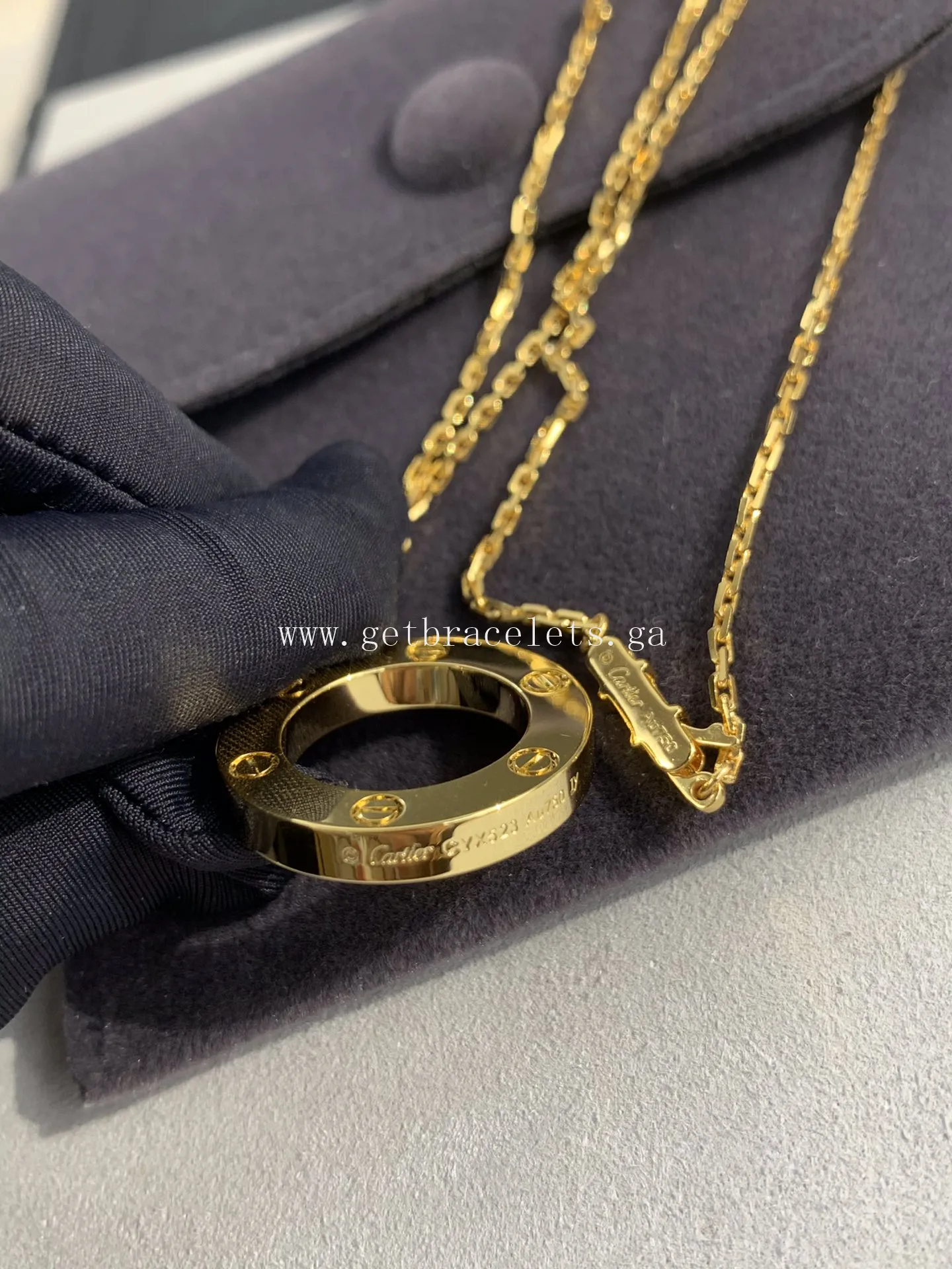 Cartier Love Necklace Yellow Gold