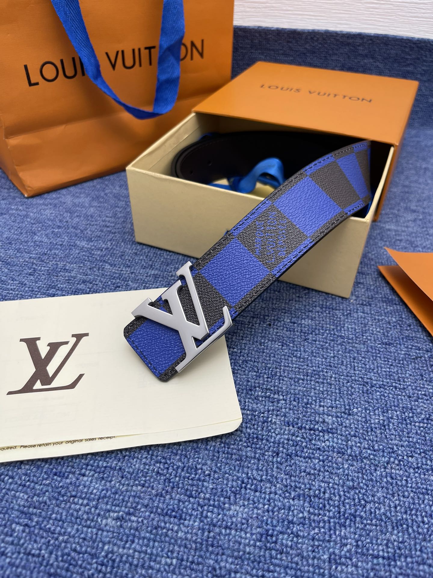 Louis Vuitton LV Leather Belts 1:1 Mirror Version