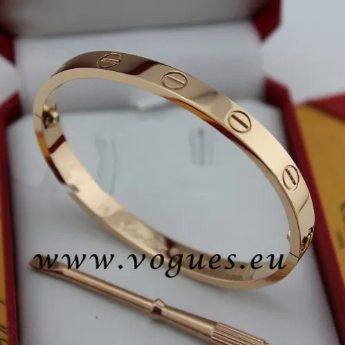 Cartier Couple Bracelet Pink Gold B6041002 (New Version – Prevent Screws Fall Out)