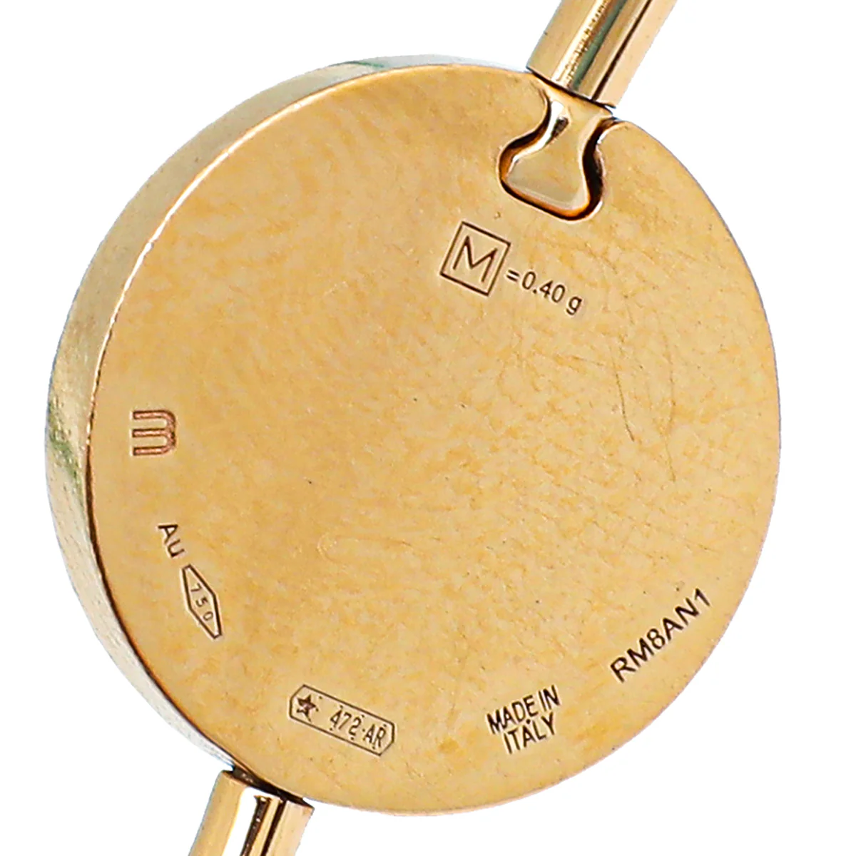 Bvlgari 18K Rose Gold MOP Bvlgari Wire Bracelet