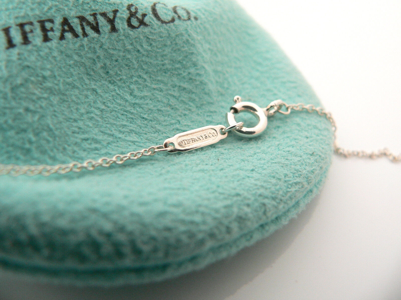 Tiffany & Co Amethyst Necklace Silver Gemstone Pendant Charm Gift Love Sparklers