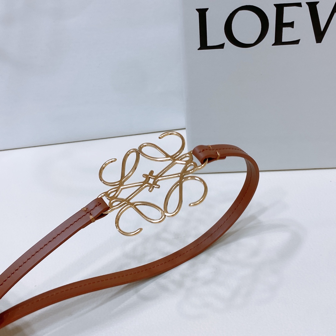 Loewe Leather Belts 1:1 Mirror Version