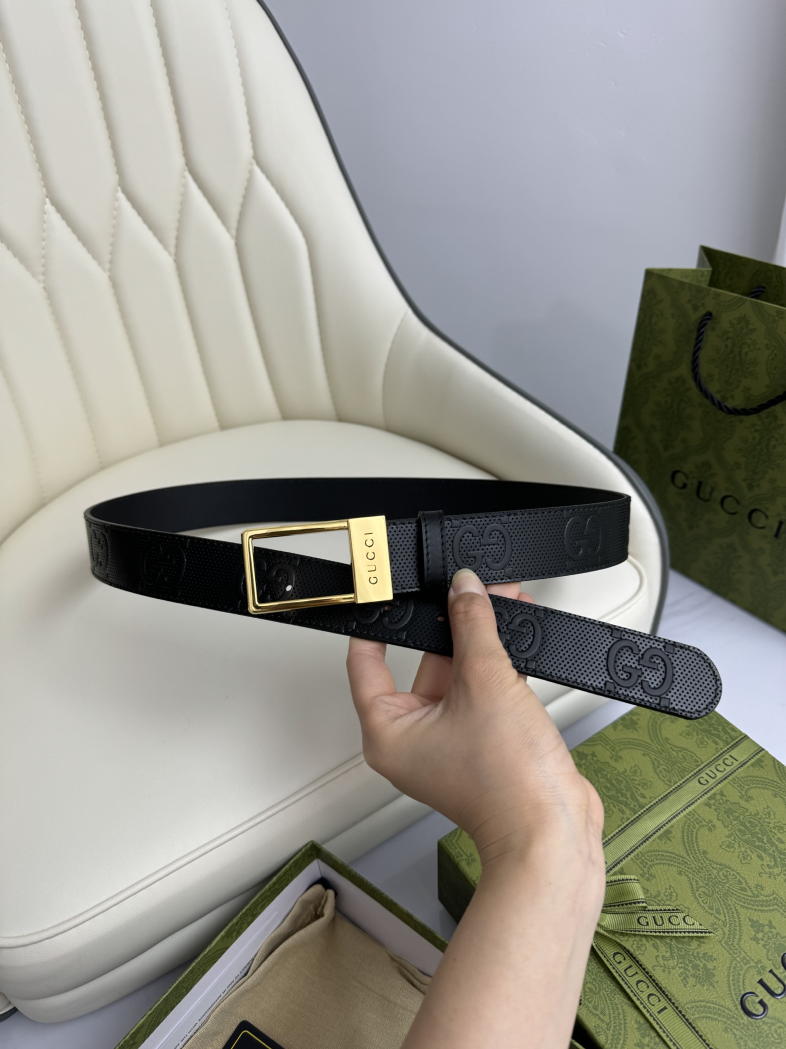 Gucci Leather Belts 1:1 Mirror Version