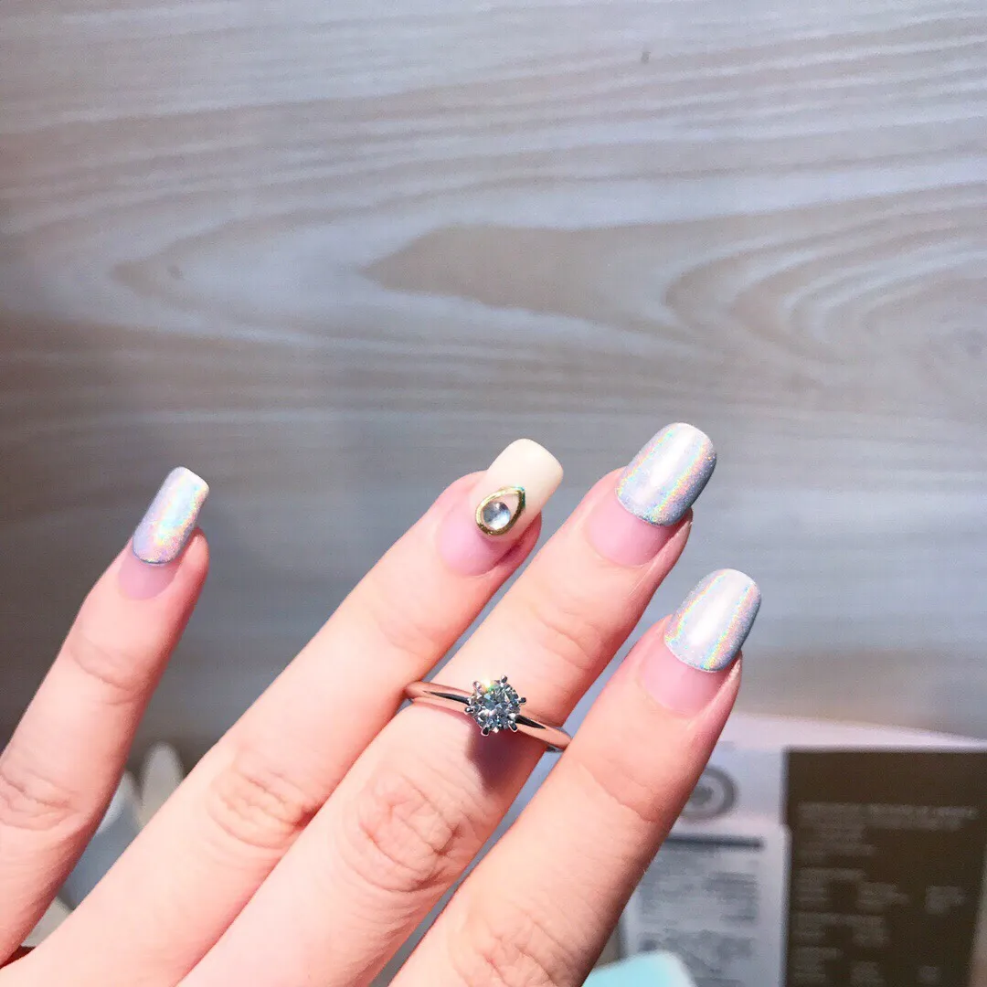 Tiffany Harmony Round Brilliant Engagement Ring in 925 Silver