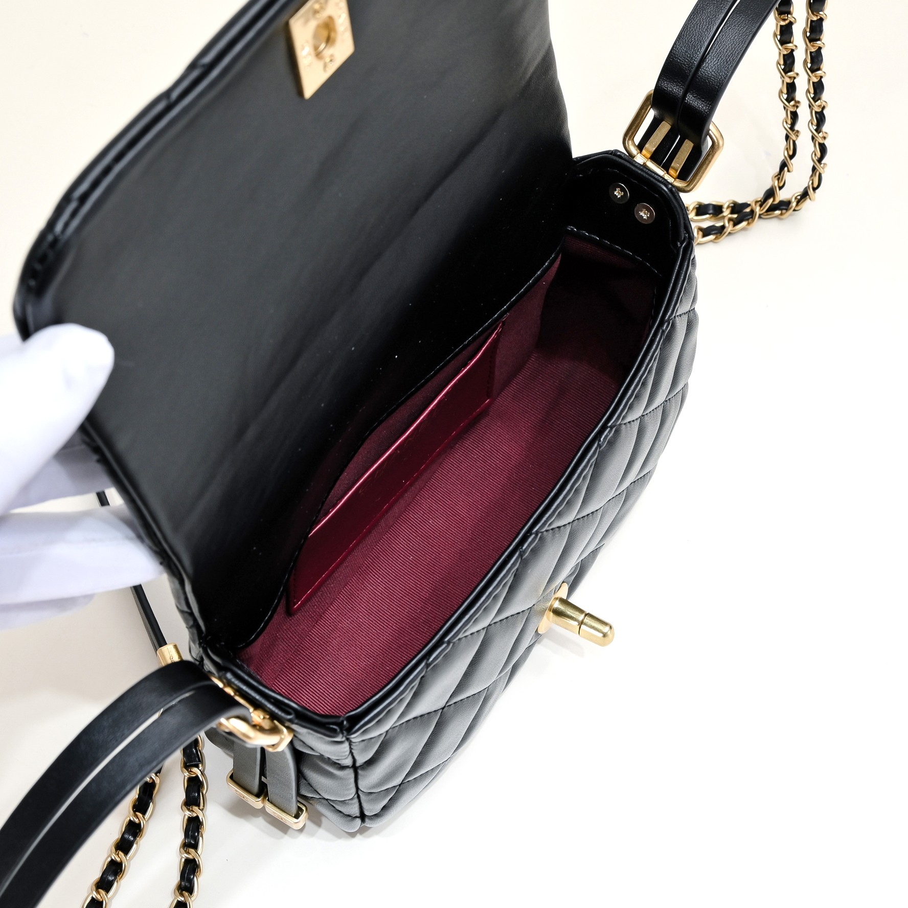 Chanel 23B Messenger Bag Small Shoulder Bag Handbag