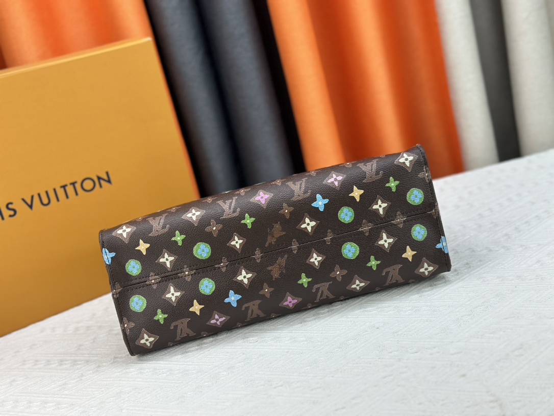 Louis Vuitton On The Go Tote M46542 Shoulder Bag Handbag