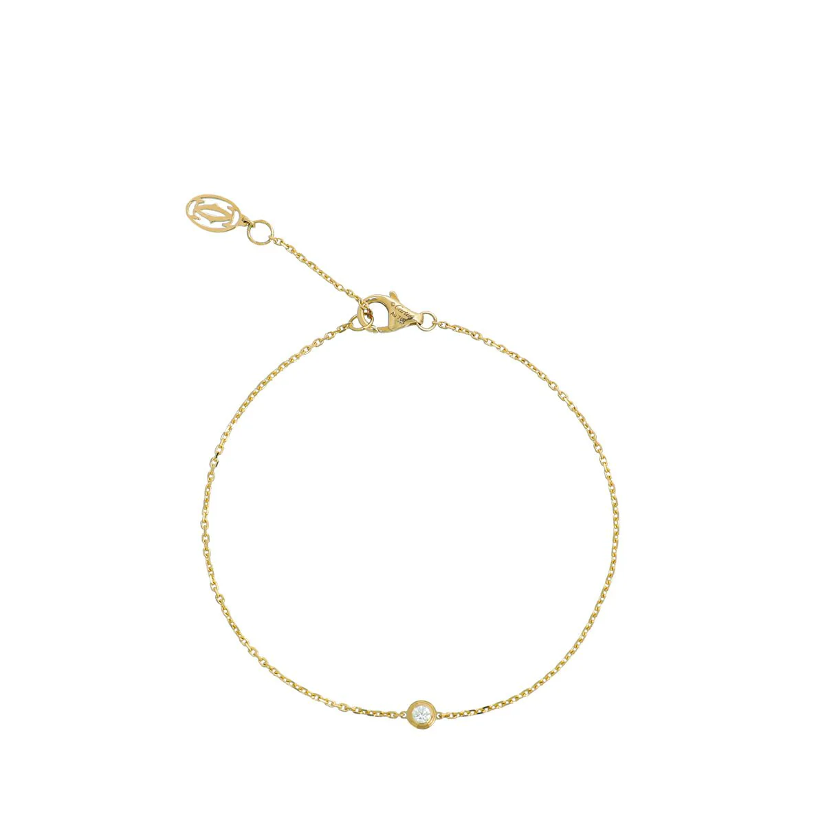 Cartier 18K Yellow Gold Diamond D'Amour XS Bracelet