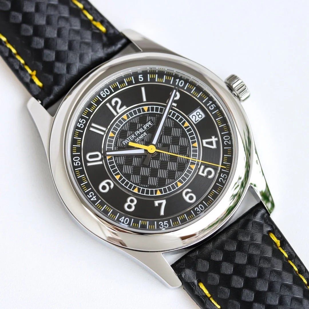 Calatrava 6007G-001 DATE, SWEEP SECONDS. 40 mm,White gold,6007G-001