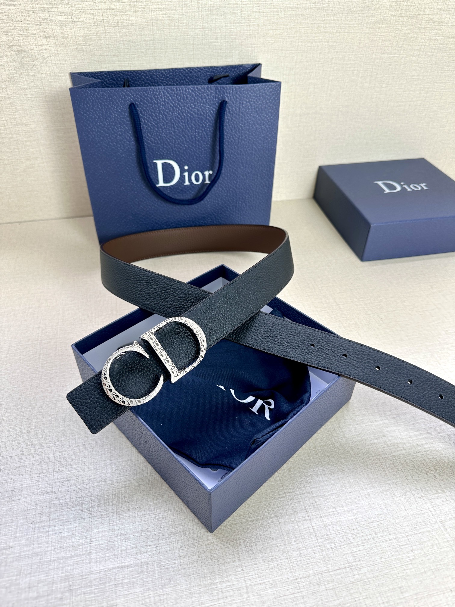 Dior Leather Belts 1:1 Mirror Version