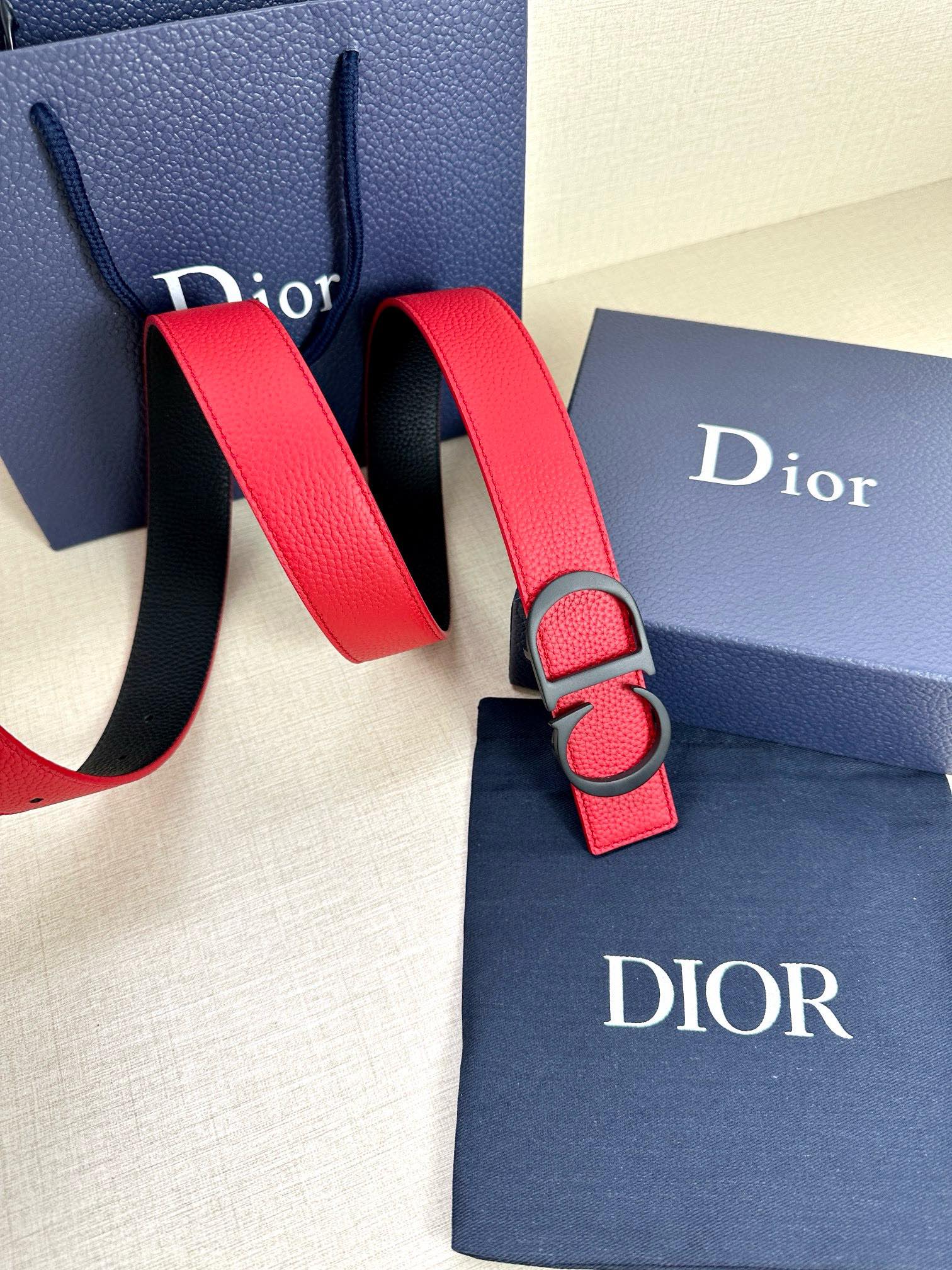 Dior Leather Belts 1:1 Mirror Version
