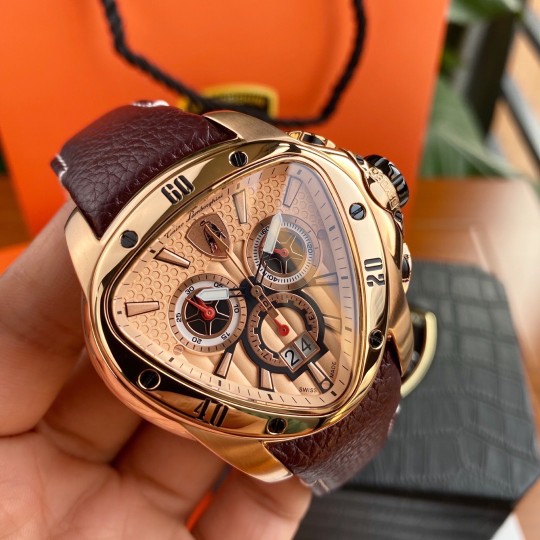 Tonino Lamborghini New Spyder Chronograph Red / Gold