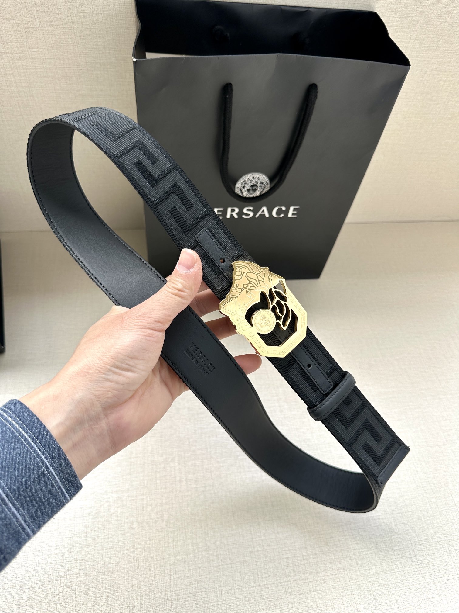 Versace Leather Belts 1:1 Mirror Version