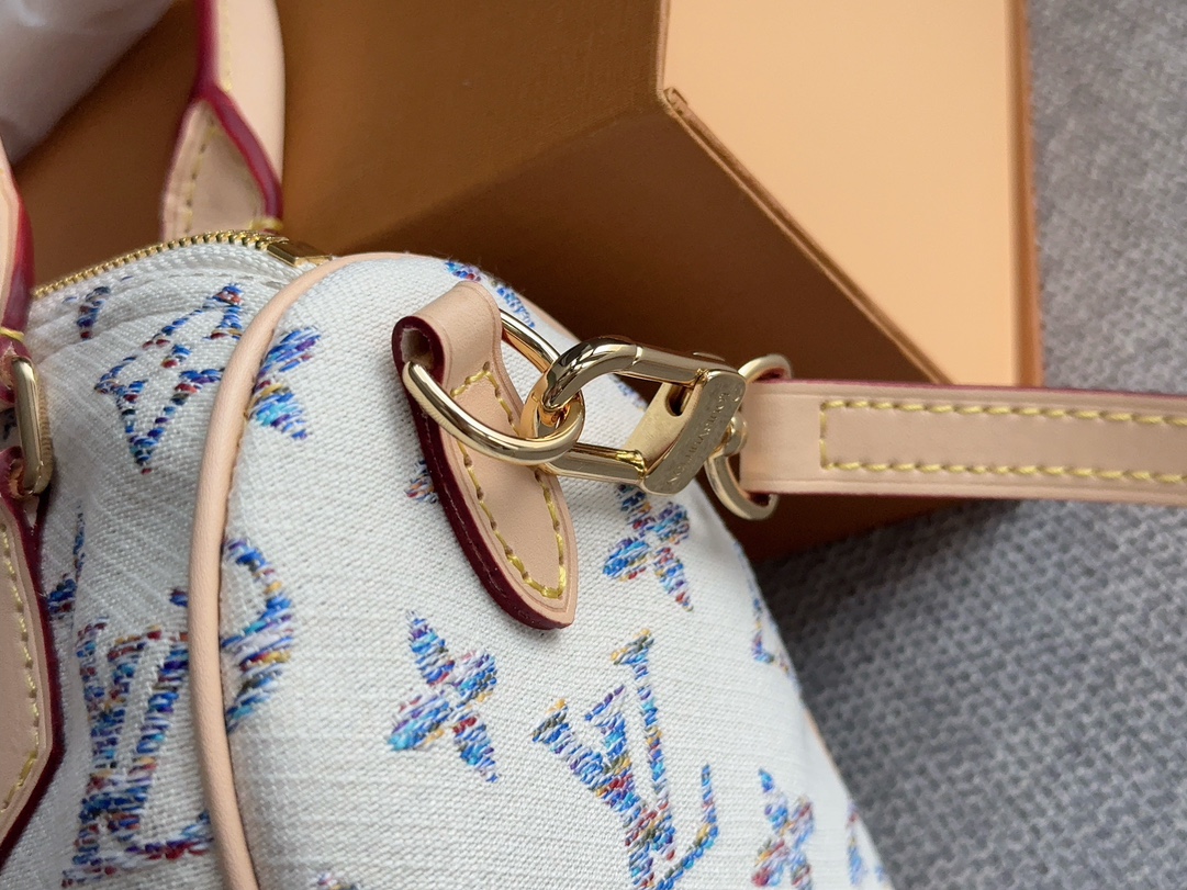 Louis Vuitton LV  Speedy 20 Danim Shoulder Bag Handbag (Replica)